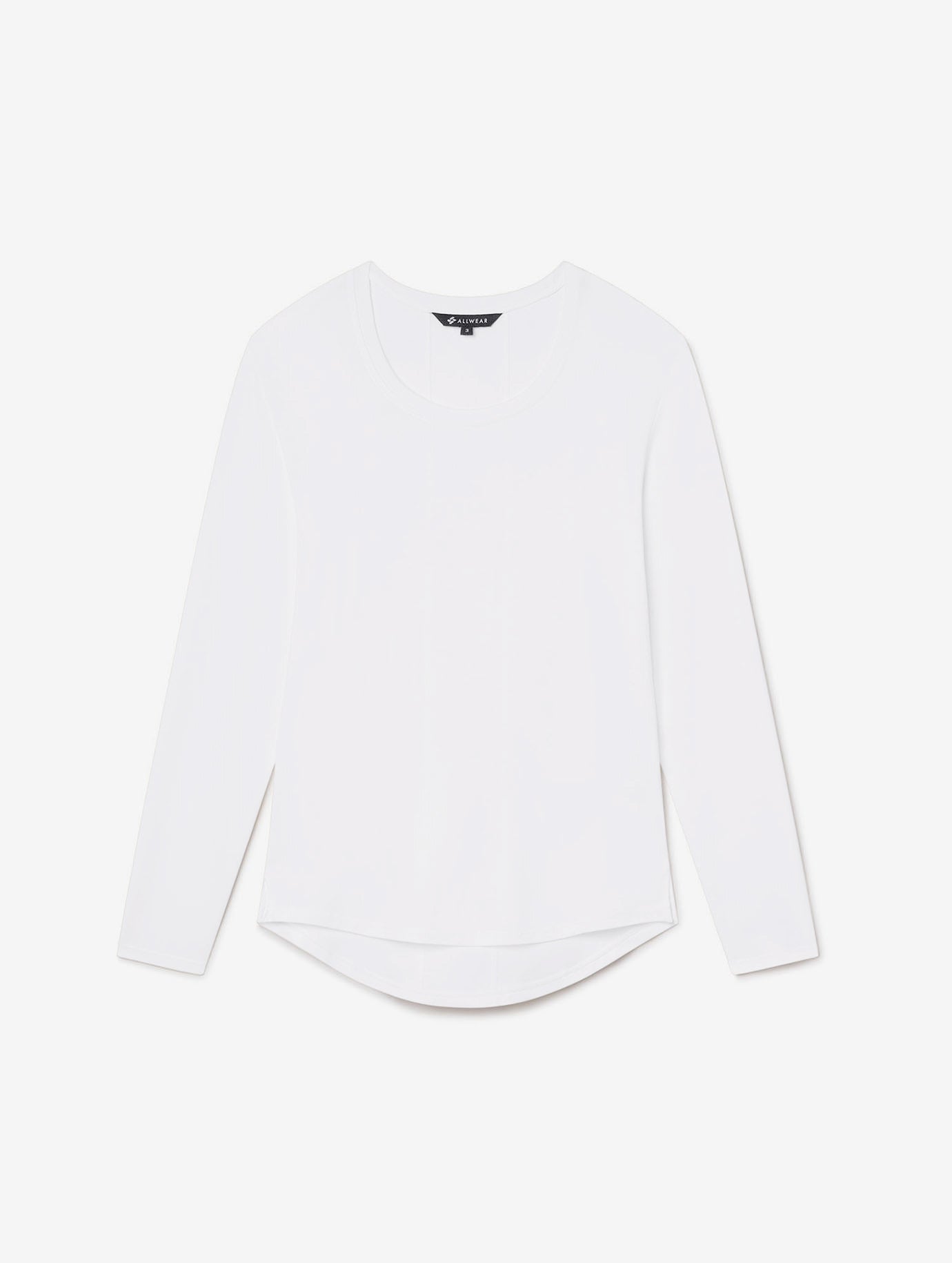 Allwear Tencel™ Scoop Neck Long Sleeve Tee - Allwear