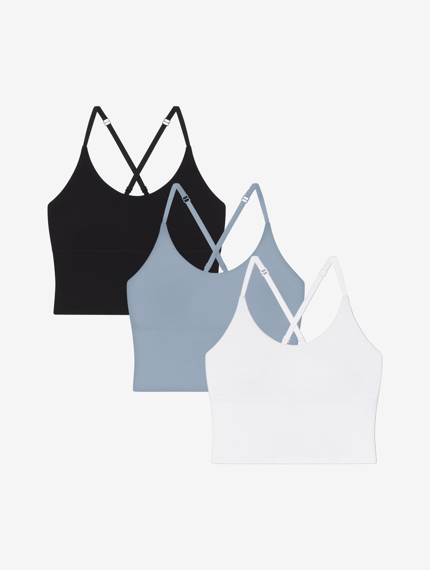 Allwear Bamboo Bra Top 3 Pack Bundle