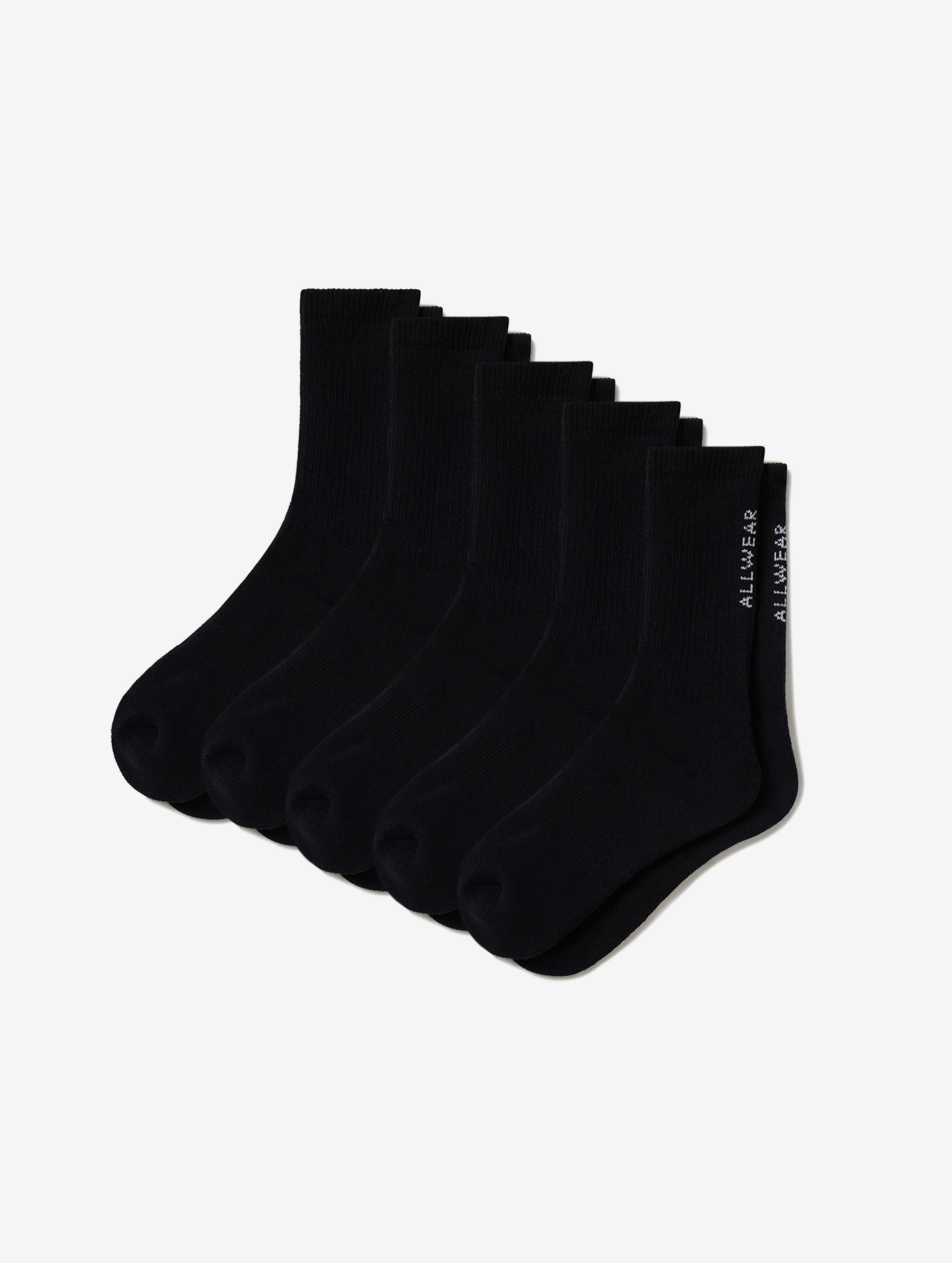 Allwear Organic Crew Socks 5 Pack Bundle - Allwear