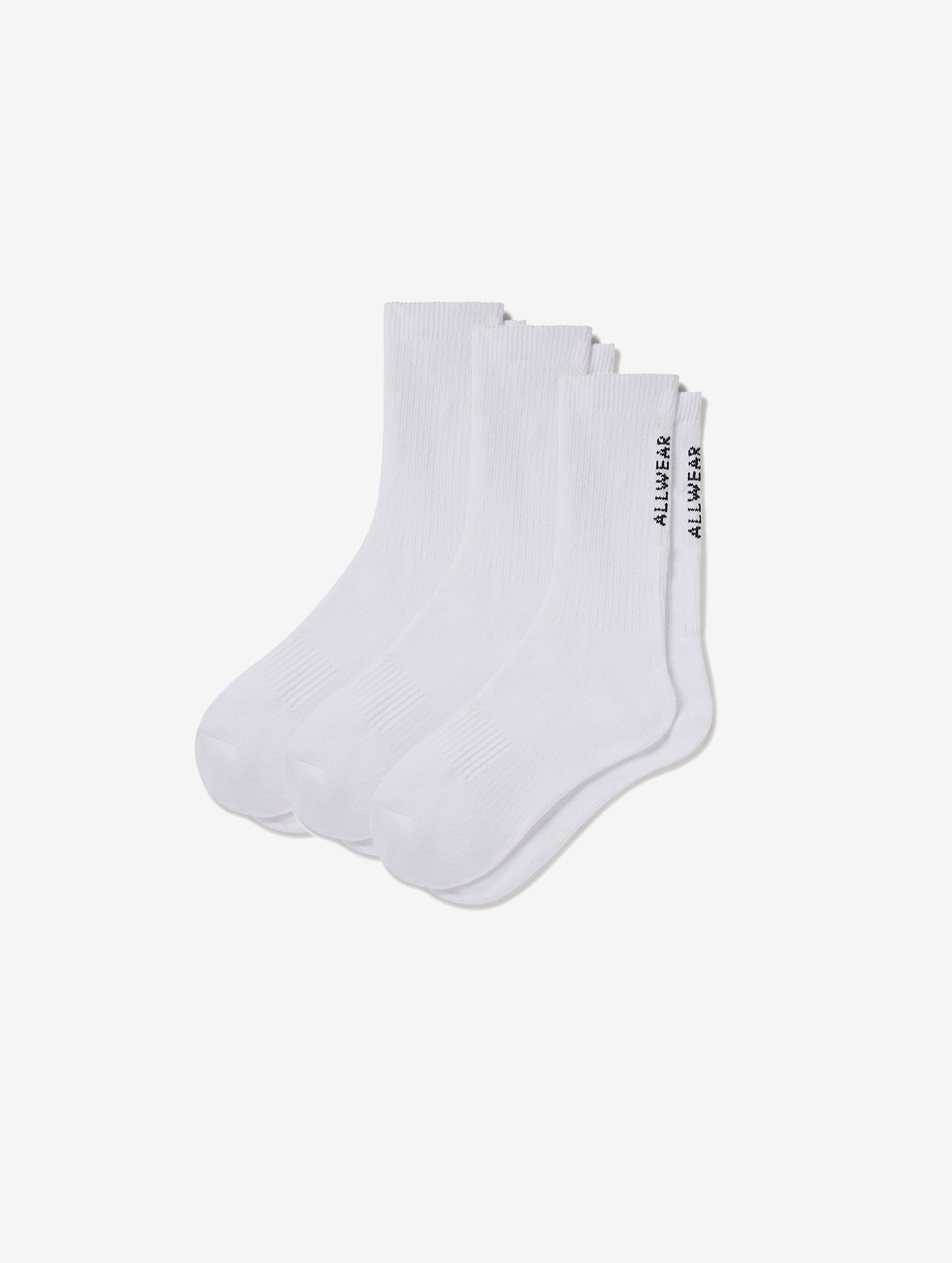 Allwear Organic Crew Socks 3 Pack Bundle - Allwear