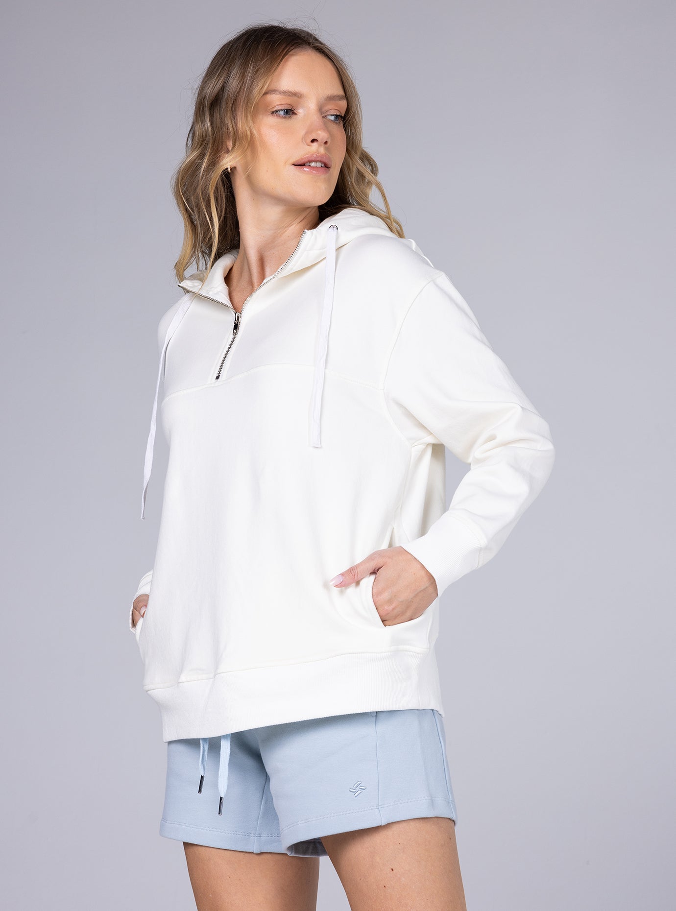 Allwear Organic Half-Zip Hoodie - Allwear