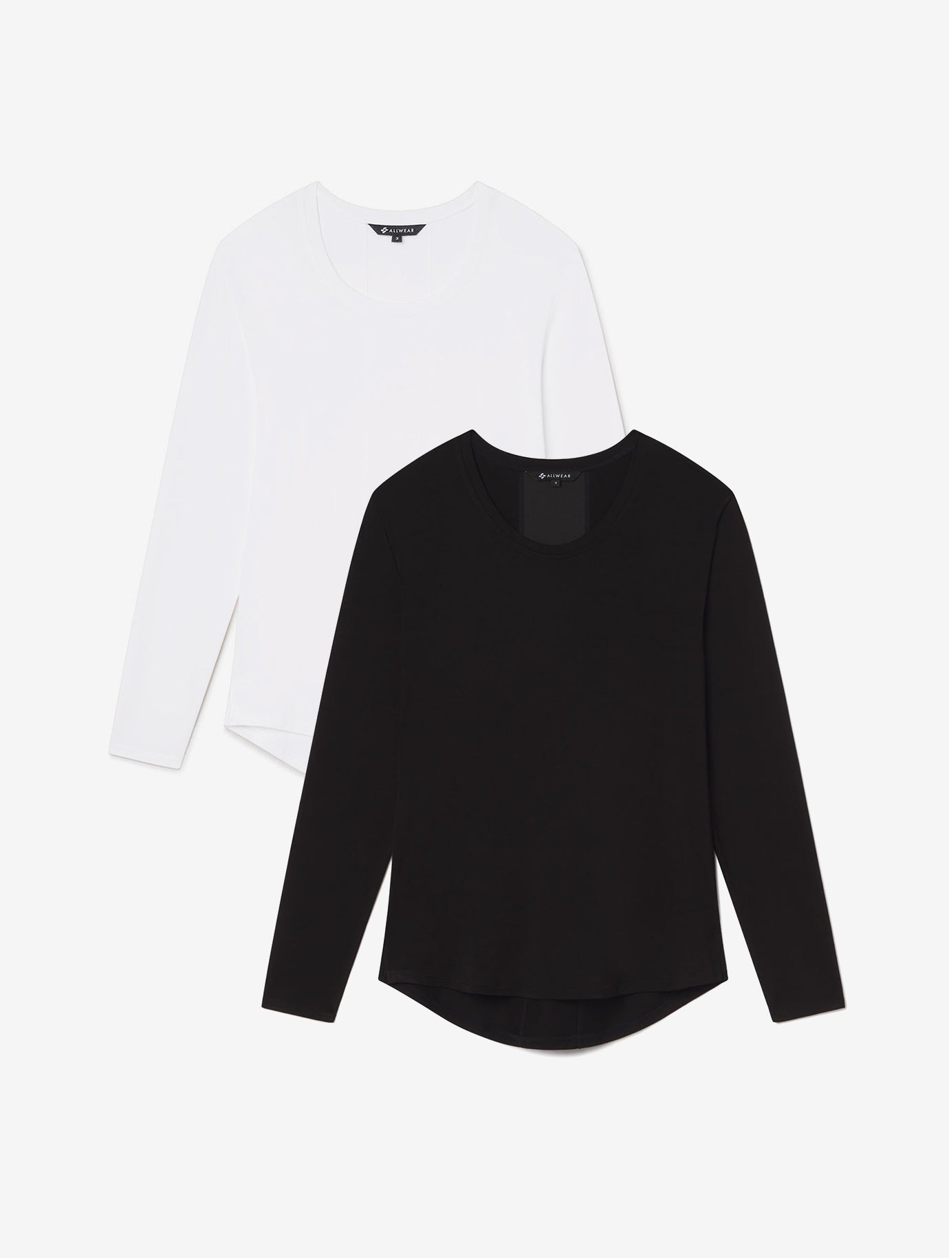 Allwear Tencel™ Scoop Neck Long Sleeve Tee Bundle - Allwear