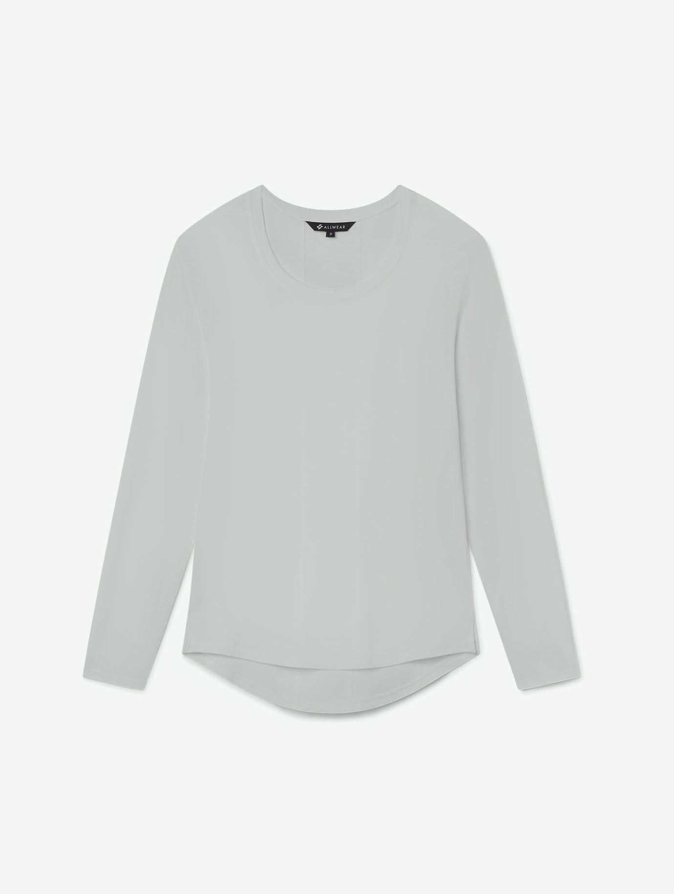 Allwear Tencel™ Scoop Neck Long Sleeve Tee - Allwear