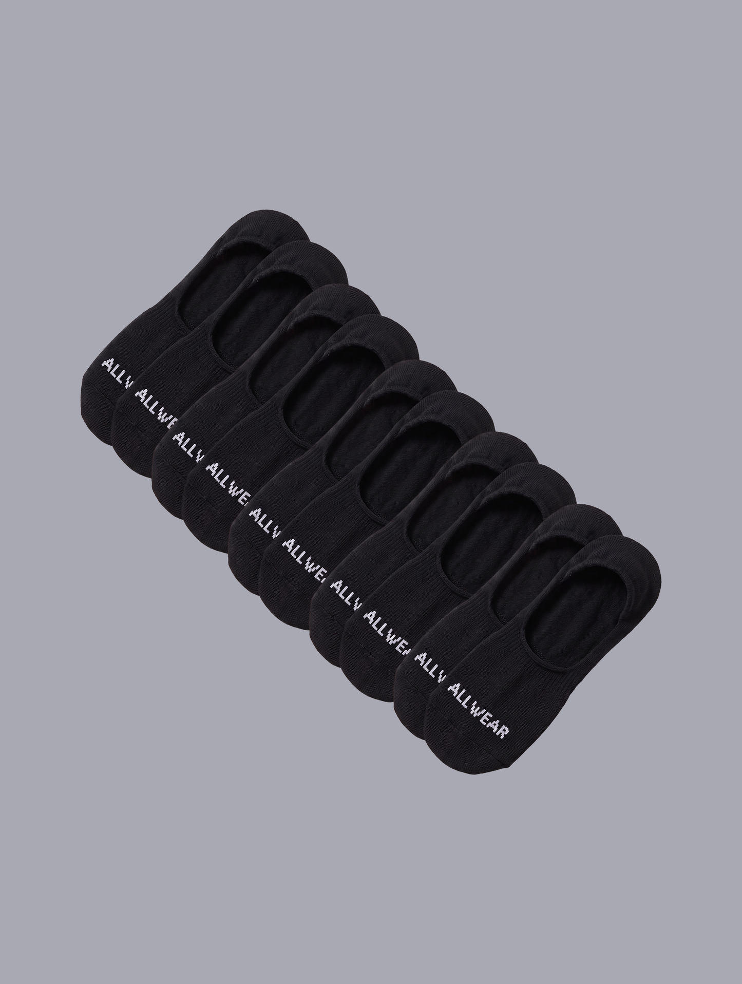 Allwear Organic No Show Socks 5 Pack Bundle