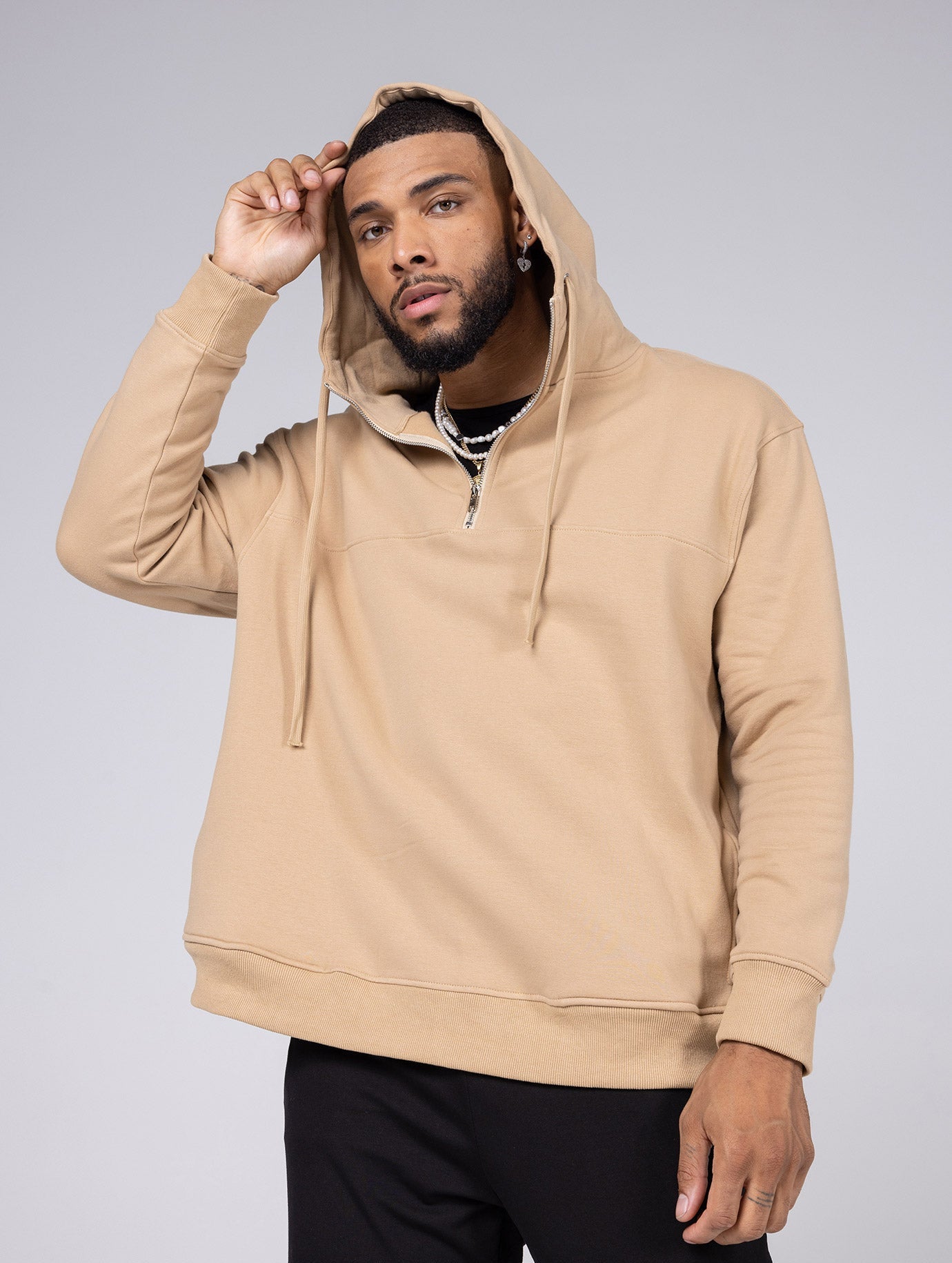 Allwear Organic Half-Zip Hoodie