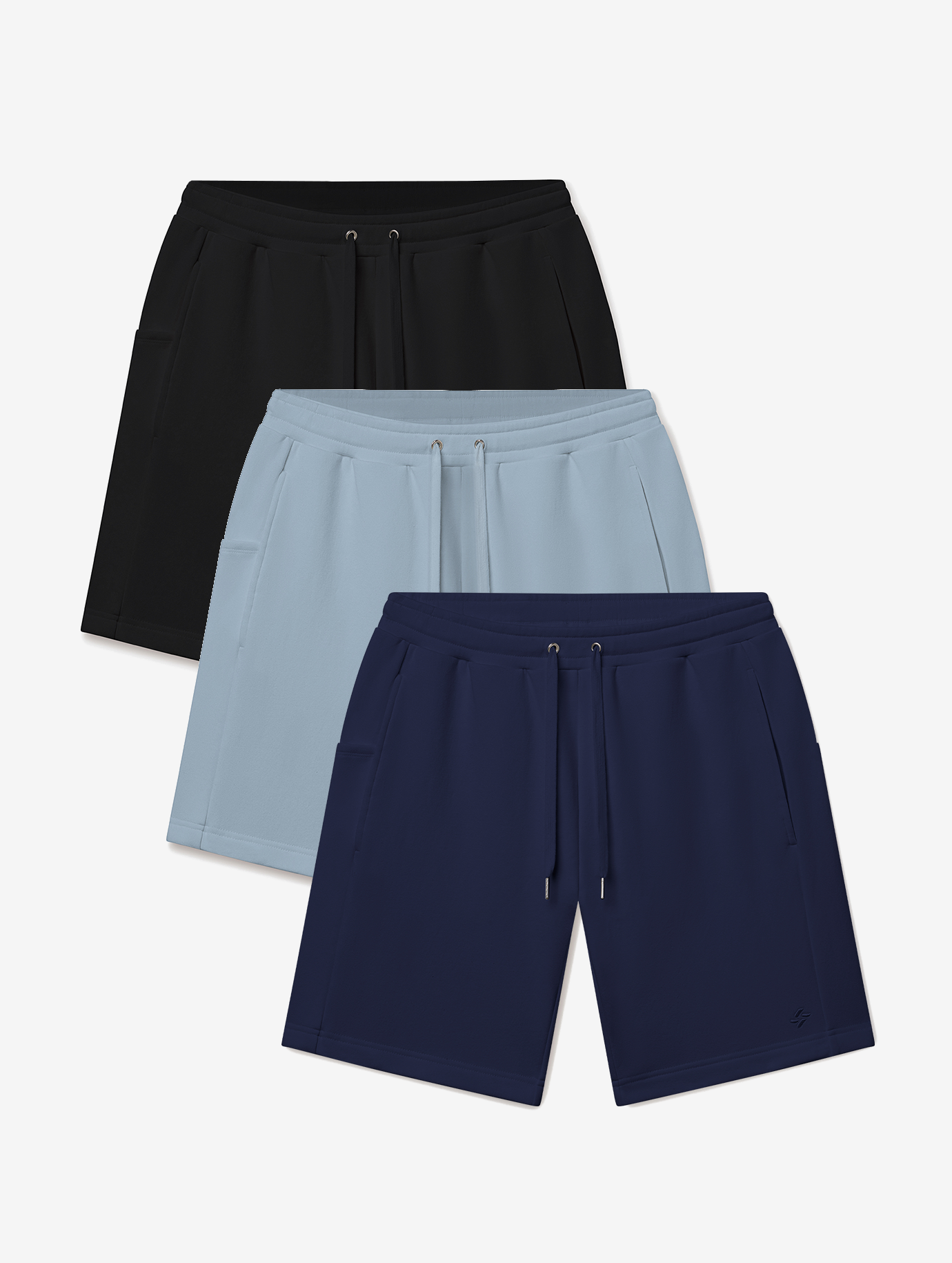 Allwear Organic 7’’ Sweat Shorts 2.0 3 Pack Bundle