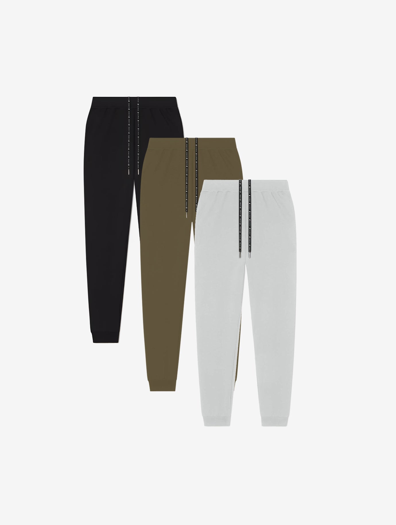 Allwear Organic Joggers 25'' Short 3 Pack Bundle