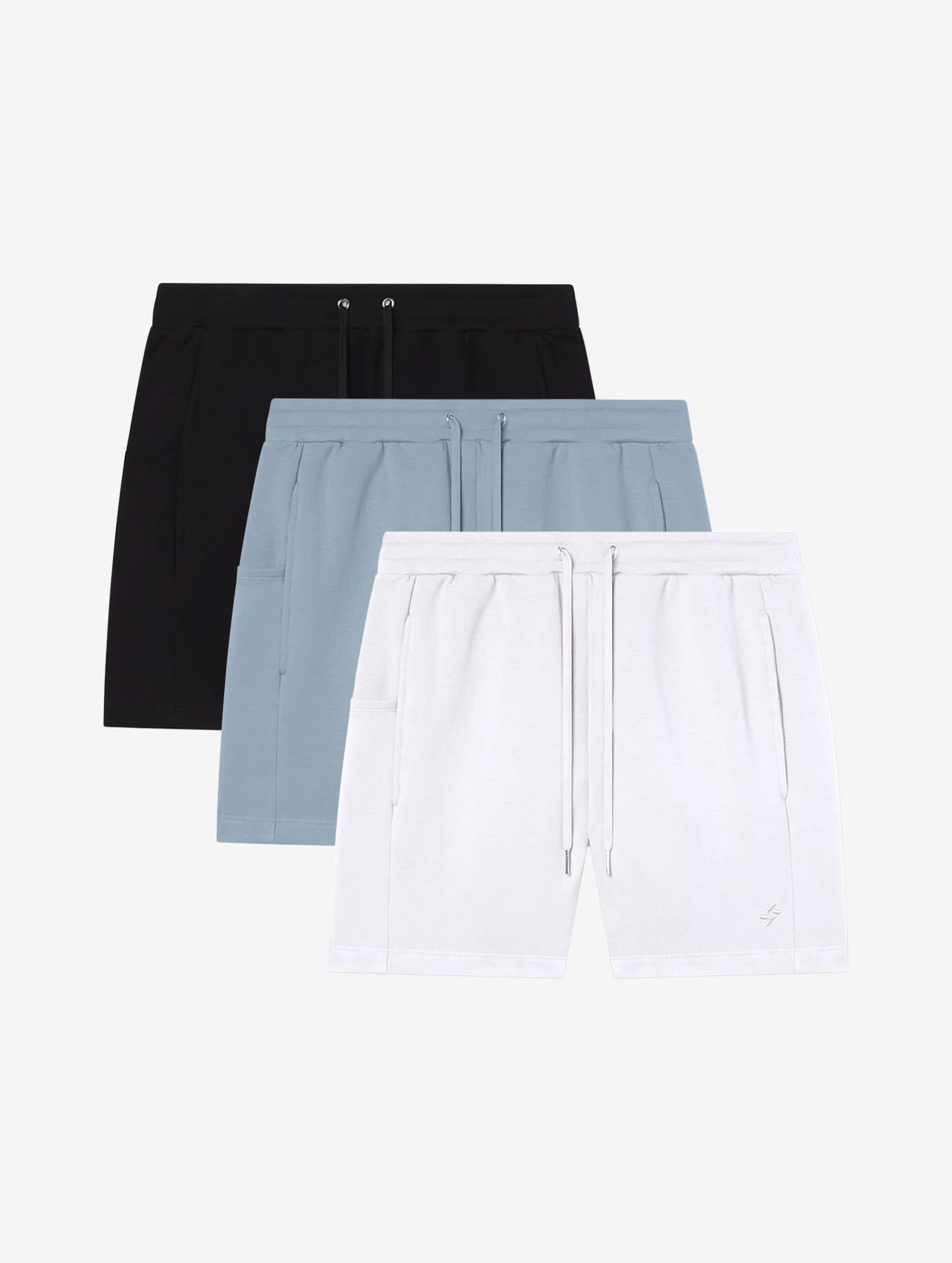 Allwear Organic 5’’ Sweat Shorts 3 Pack Bundle